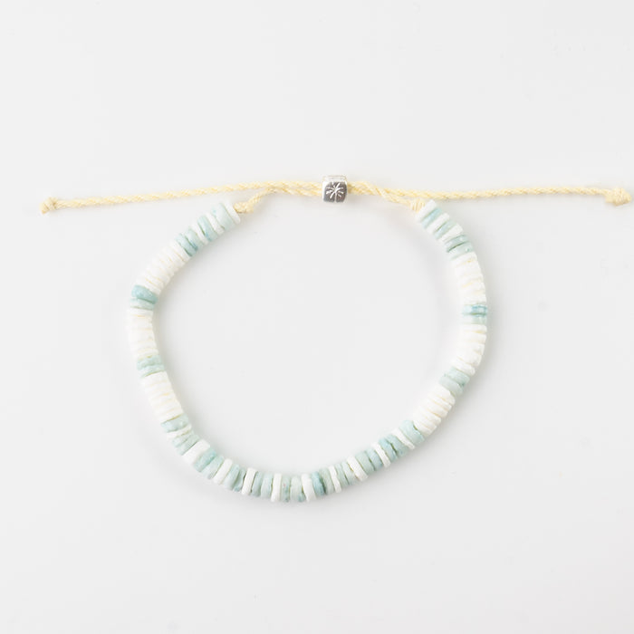 Puka Muschelarmband
