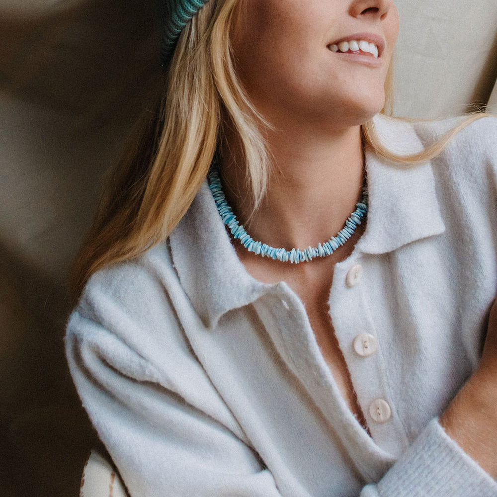 Puka Muschelkette