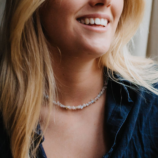 Edelstein Mala Halskette
