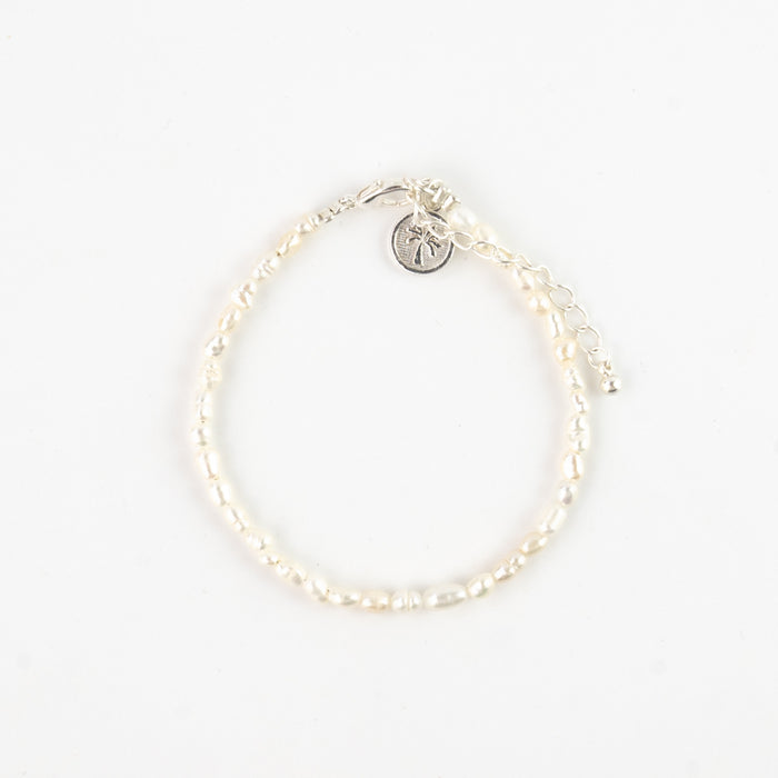 Morganit-Naturstein-Armband-Set
