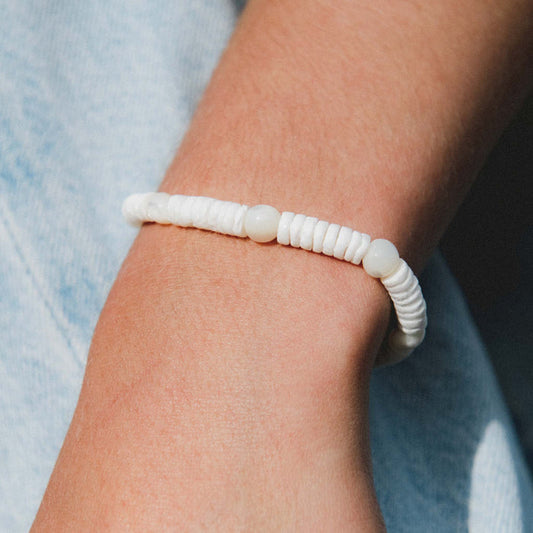 Strand Perlmutt-Armband
