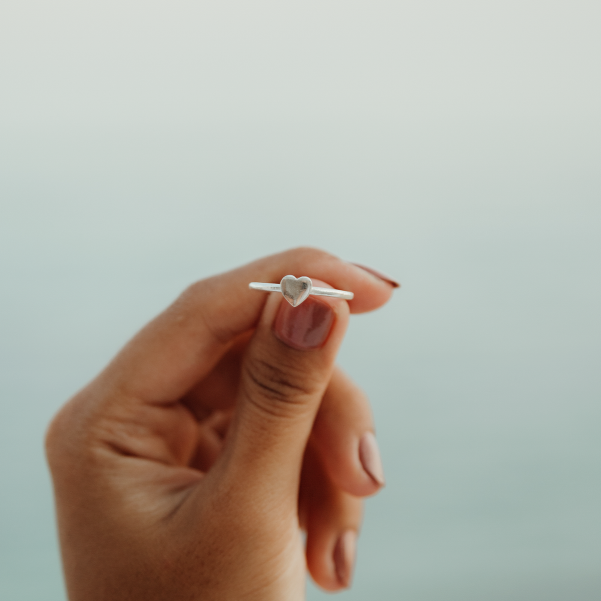Zierlicher Herz Ring