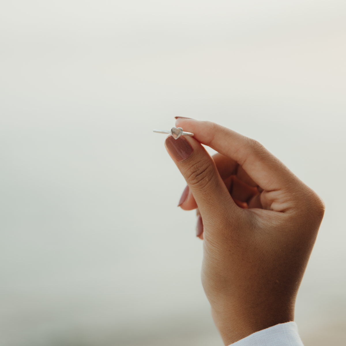 Zierlicher Herz Ring